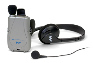 Williams Sound Pocketalker Ultra Duo with Standard Headphone + Single Mini Earbud