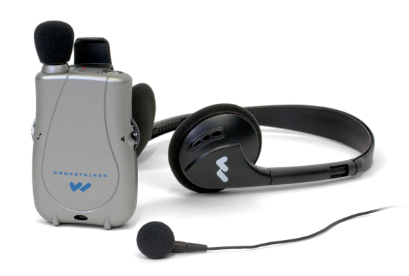 Williams Sound Pocketalker Ultra Duo with Standard Headphone + Single Mini Earbud