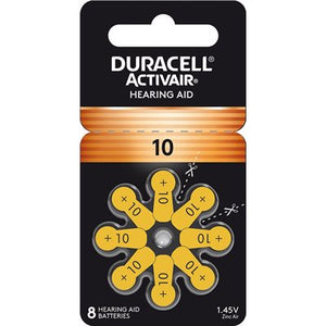 Duracell Activeair® Hearing Aid Batteries - Size 10 - 80 Batteries