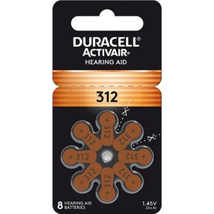 Duracell Activeair® Hearing Aid Batteries - Size 312 - 80 Batteries