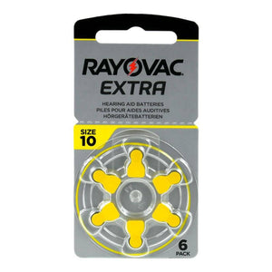 Rayovac Extra Hearing Aid Batteries - Size 10 - 60 Batteries