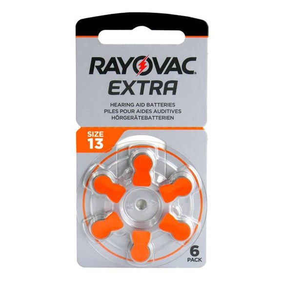Rayovac Extra Hearing Aid Batteries - Size 13 - 60 Batteries