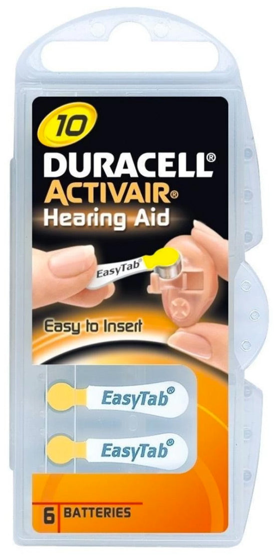 Duracell Activeair® Hearing Aid Batteries - Size 10 - 80 Batteries