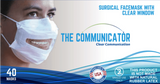 Communicator Face Mask - ASTM Level 1 (40/Box)