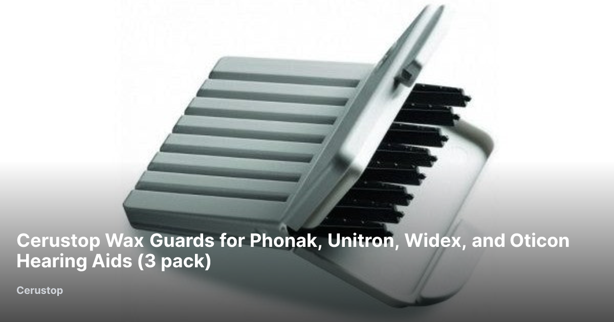 Phonak Cerustop Wax Guards (3 Packs Of 8 Waxguards