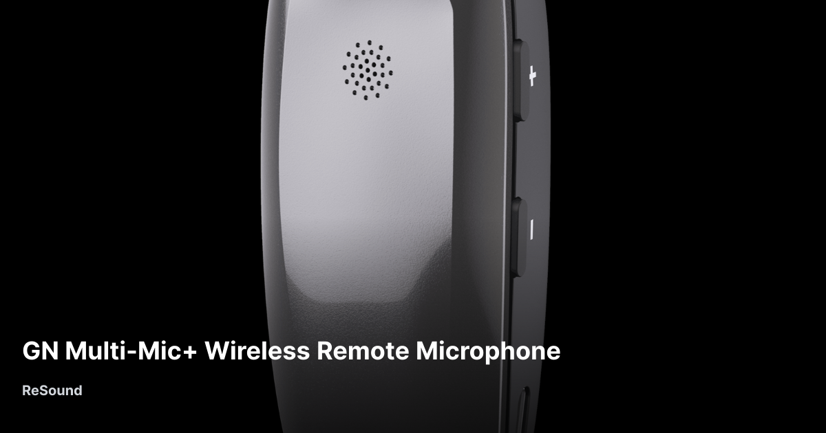 GN Multi-Mic+ Wireless Remote Microphone | HearingTracker Shop